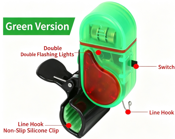 Clip-On Electronic Fishing Bite Alarm