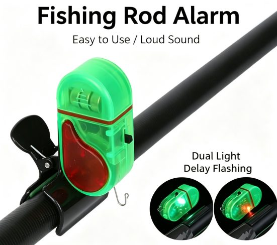 Clip-On Electronic Fishing Bite Alarm