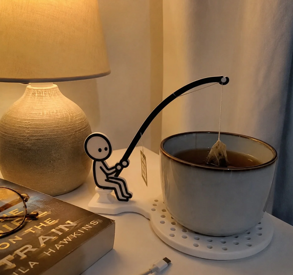 Fishing Tea Bag Holder & Cup Coaster
