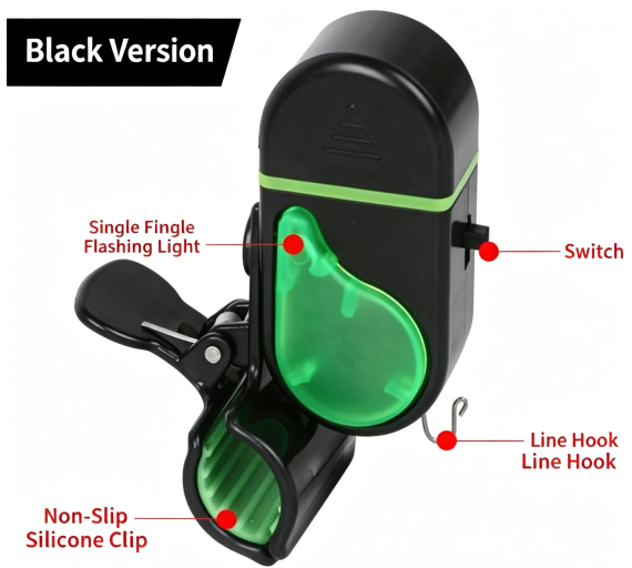 Clip-On Electronic Fishing Bite Alarm