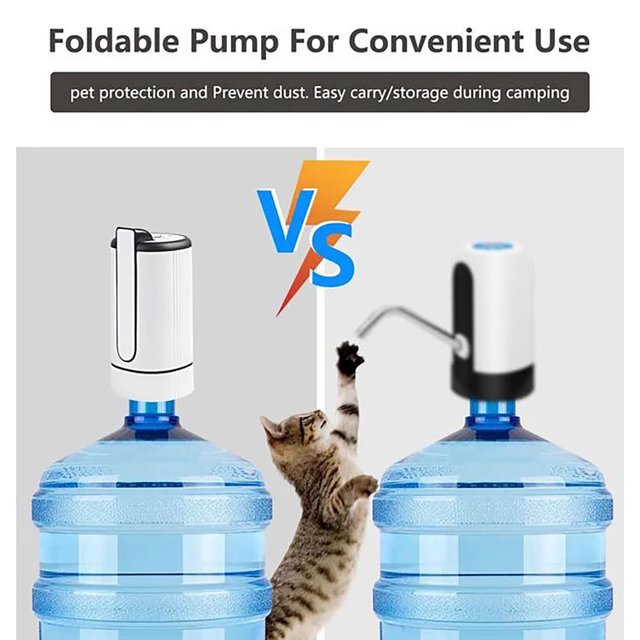 Foldable USB Rechargeable Water Jug Dispenser