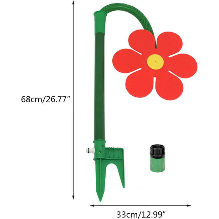 Dancing Sunflower Lawn Sprinkler Garden Water Toy