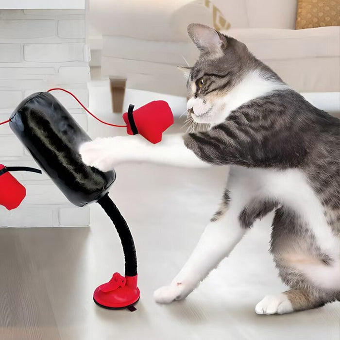 Suction Cup Interactive Cat Punching Bag Toy