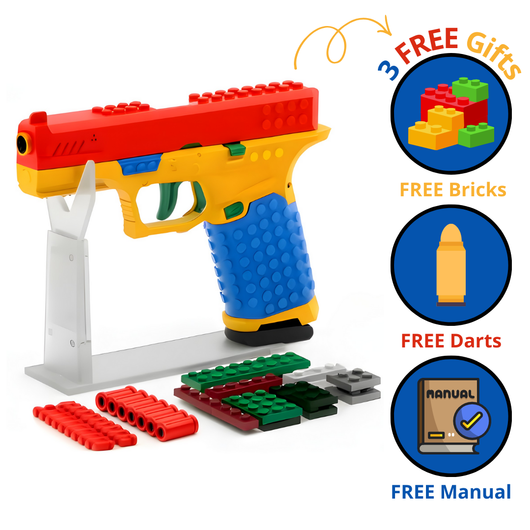 TheBrickBlaster Buildable Blaster with free gifts